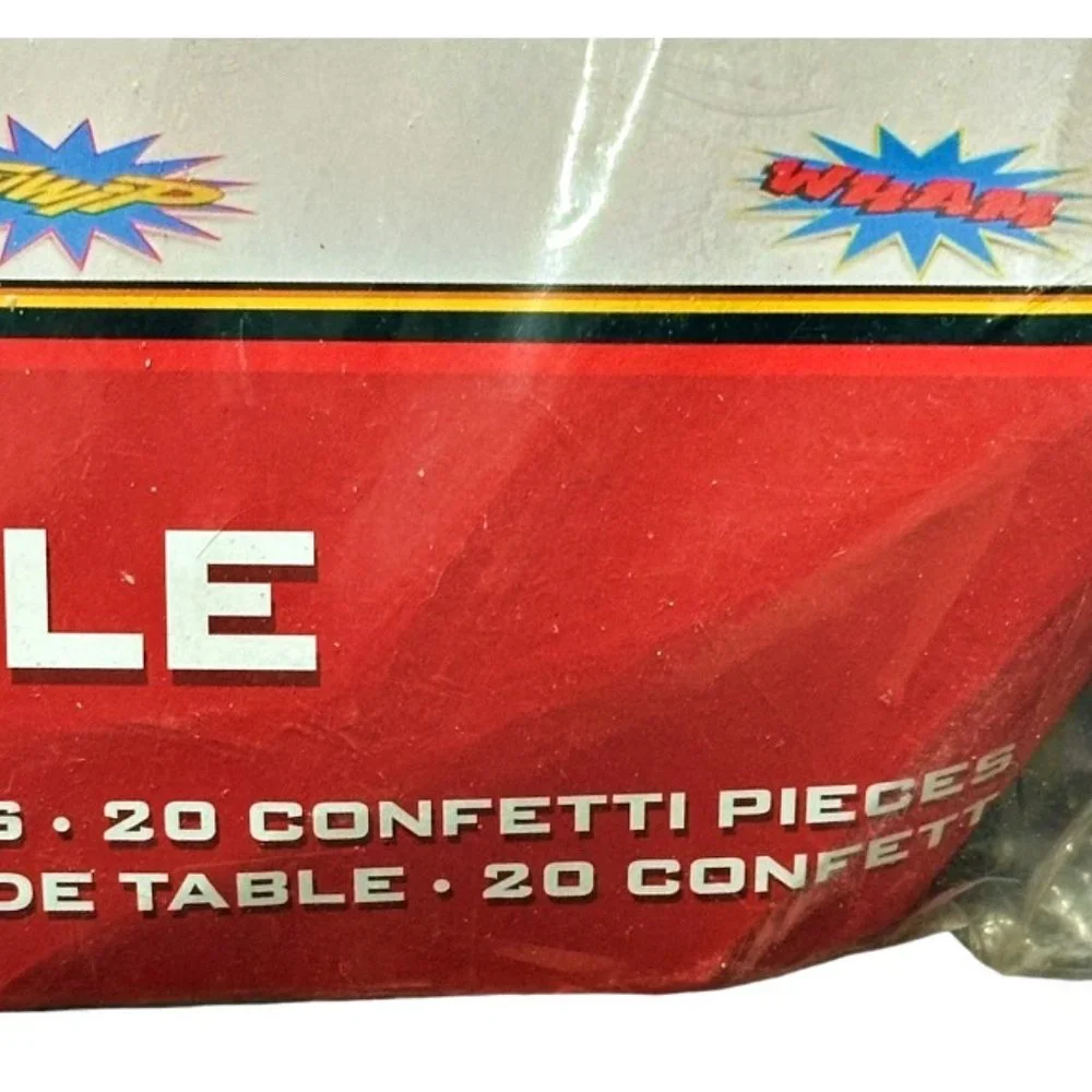 Marvel Spiderman Birthday Party Stand-up Centerpieces 1 Large 2 Small w Confetti